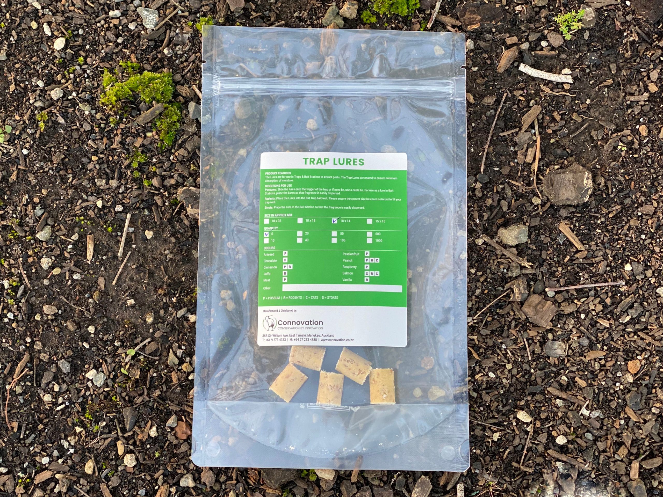 Trap Lures - 14 x 18mm for rodents