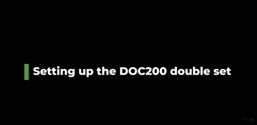 Setting Up the DOC 200 Double Trap