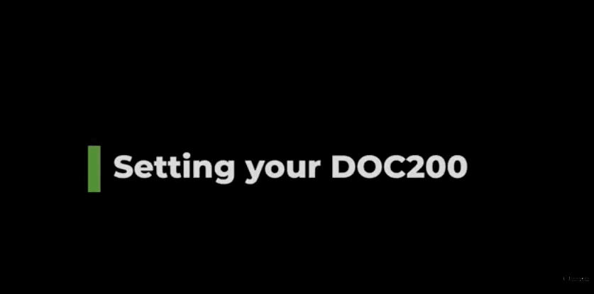 Setting Your DOC 200 Trap